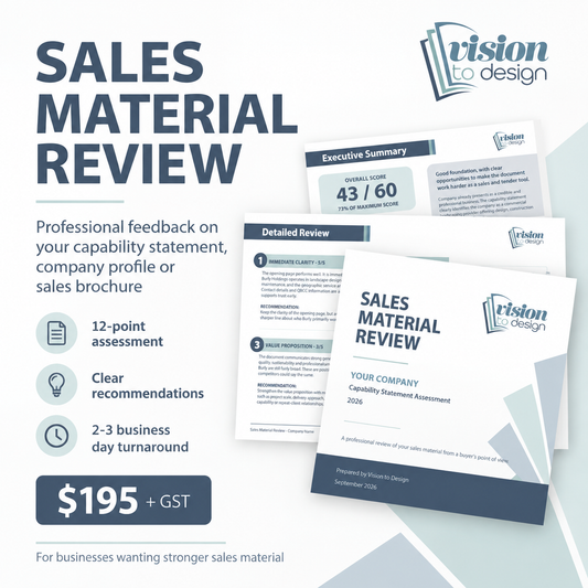 Sales Material Review