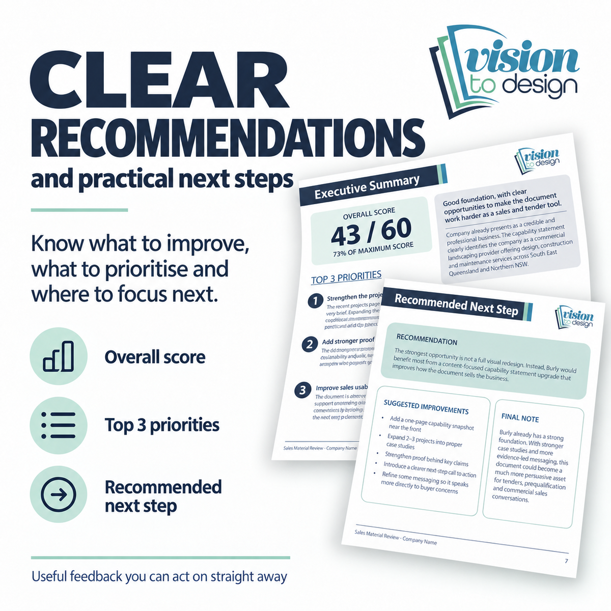 Sales Material Review